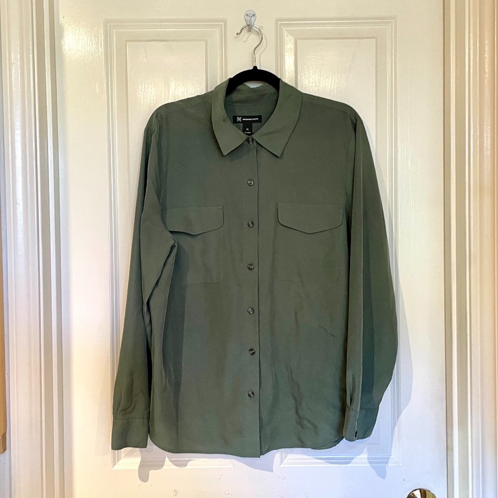 INC Silk Blouse